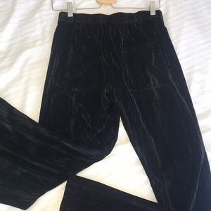 ZARA velvet bell bottom trousers